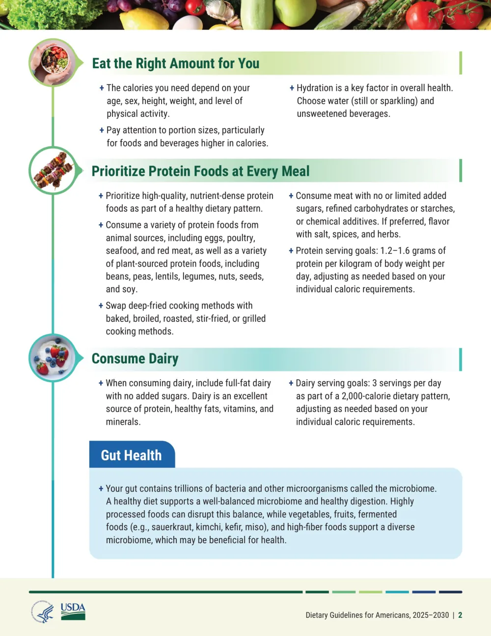English → Chinese — Dietary guidelines · two columns: original