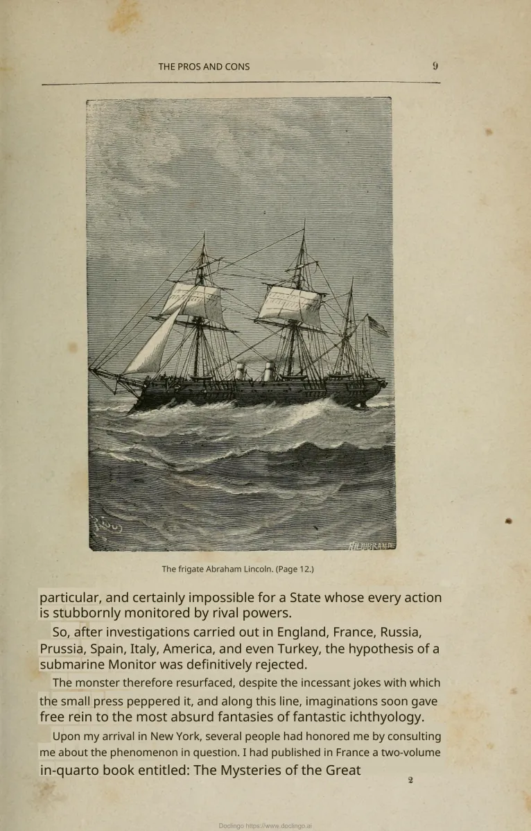 Doclingo translation: indents kept; beige band under each line hides the specks on the paper